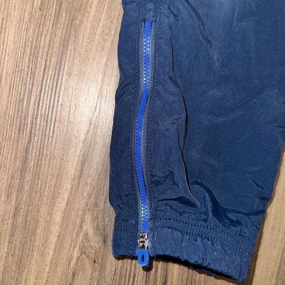 Russell Color Block Track Pants Zip Ankle Athletic Blue Red boys Size L - Picture 3 of 5